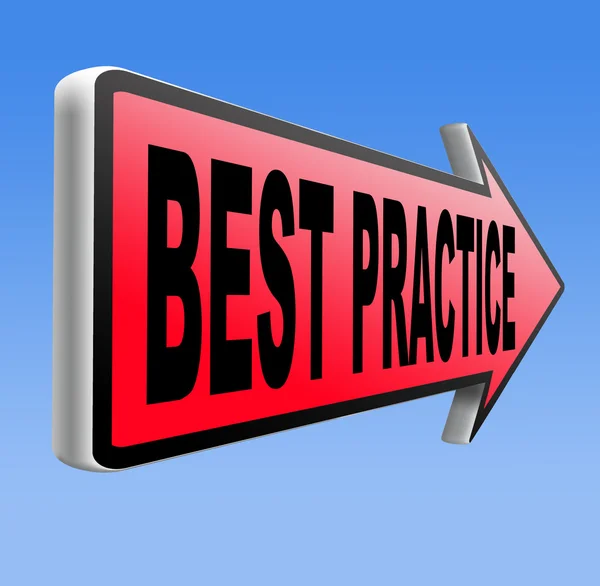 Best practice — Stock Photo, Image