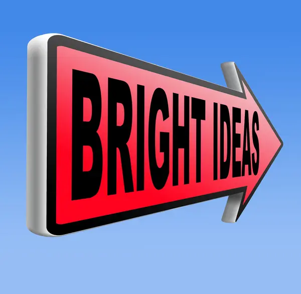 Ideas brillantes — Foto de Stock