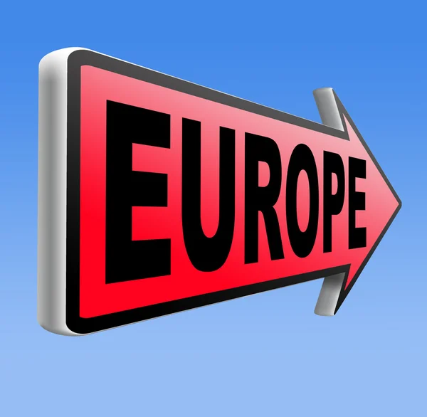 Segno Europa — Foto Stock
