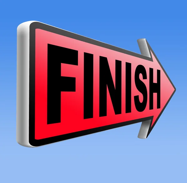 Finish line — Stock Photo, Image