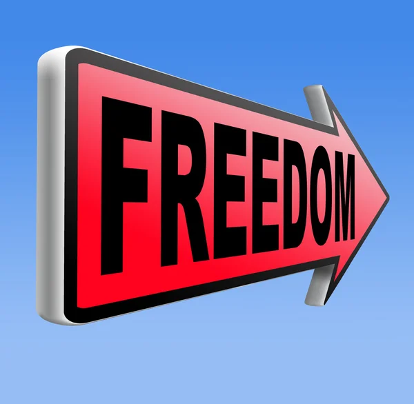 Freedom peaceful free life without restrictions — Stock Photo, Image