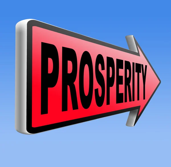Prosperity succeed in life — Stock Photo, Image