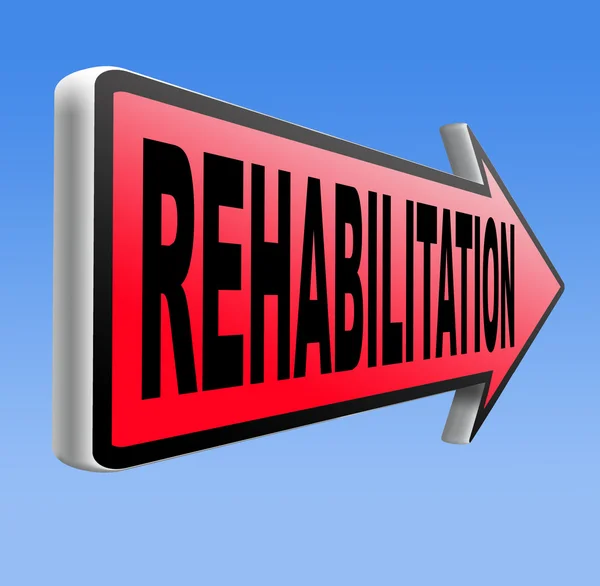 Signo de rehabilitación — Foto de Stock