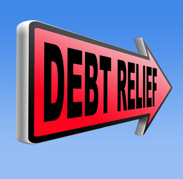 Debt relief — Stock Photo, Image