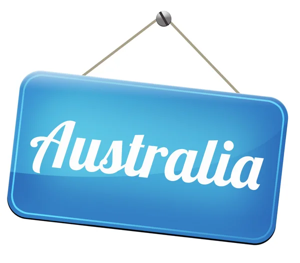 Australia sign — Stock Photo, Image