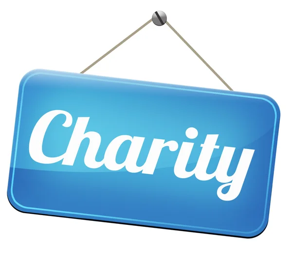 Charity donation — Stock Photo, Image