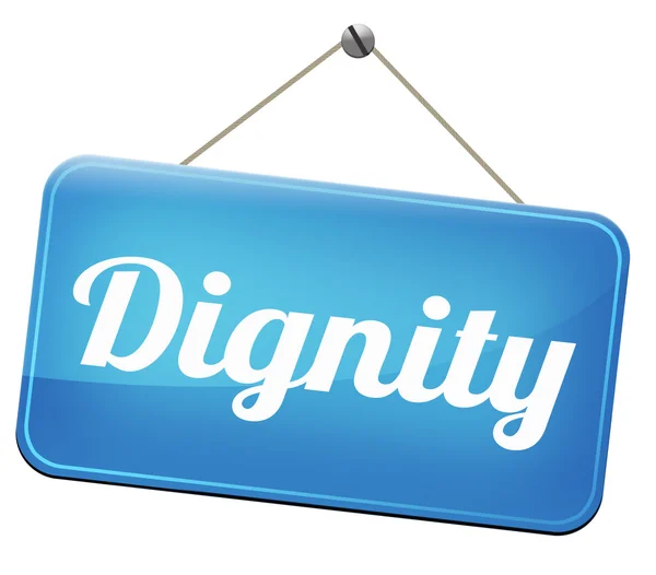 Dignity self esteem — Stock Photo, Image