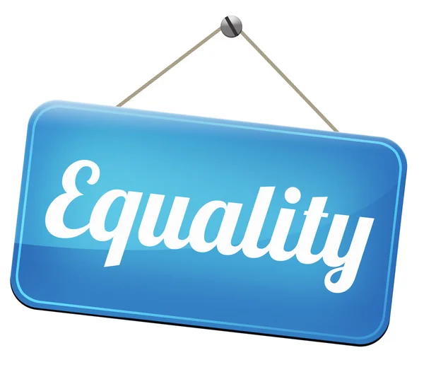 Equality for all and solidarity equal rights — Stock Photo, Image