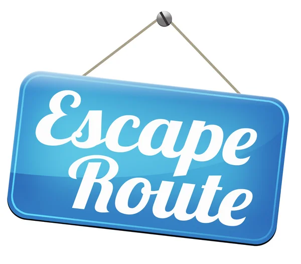 Escape route to safety — Stock Photo, Image