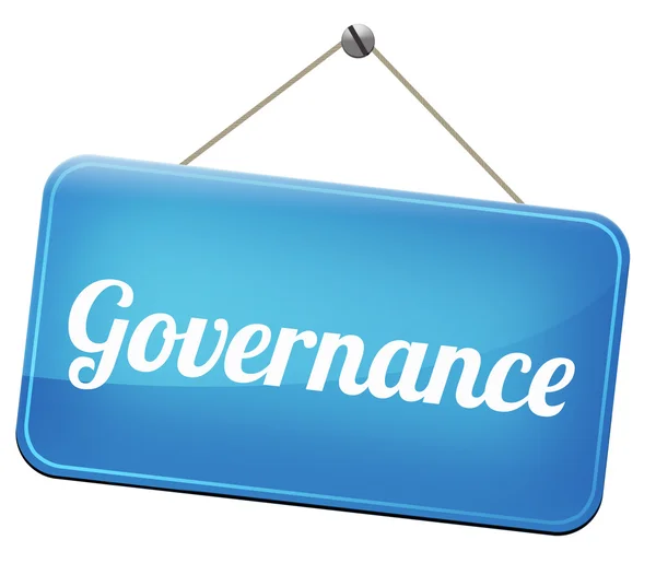 Governance sign — Stock Photo, Image