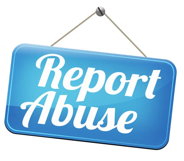 Report abuse sign. — Stock Photo, Image