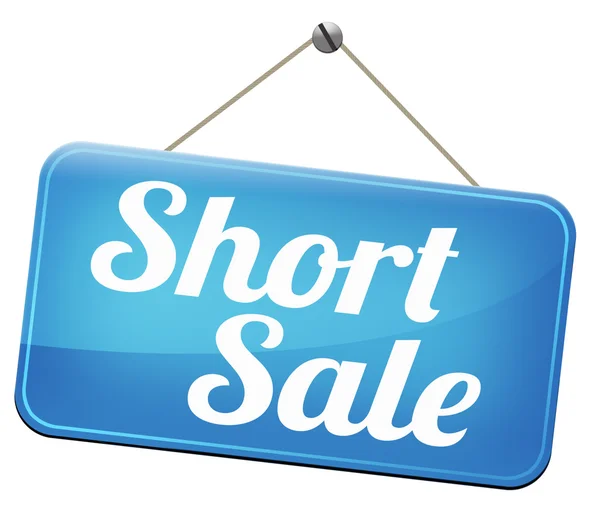 Short sale — Stock Photo, Image