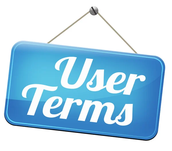 User terms — Stock Photo, Image