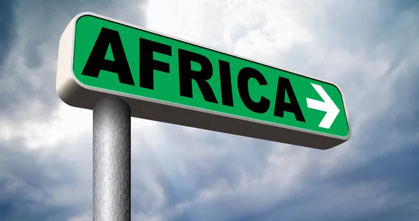 África sinal — Fotografia de Stock