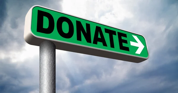 Doação de caridade — Fotografia de Stock