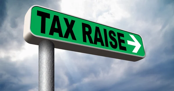 Tax raise — Stock Photo, Image