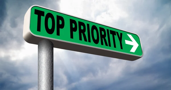 Top priority — Stock Photo, Image