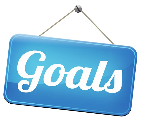 Set goals — Stock Photo, Image