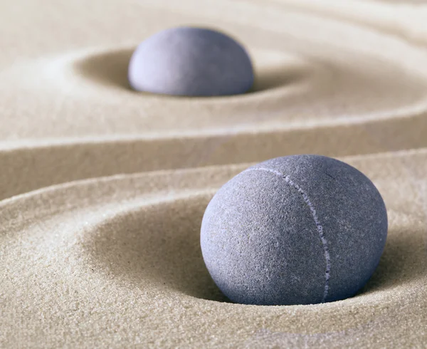 Zen equilibrio pietra meditazione — Foto Stock