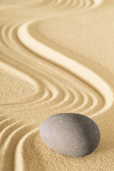 Zen-Sandsteingarten — Stockfoto