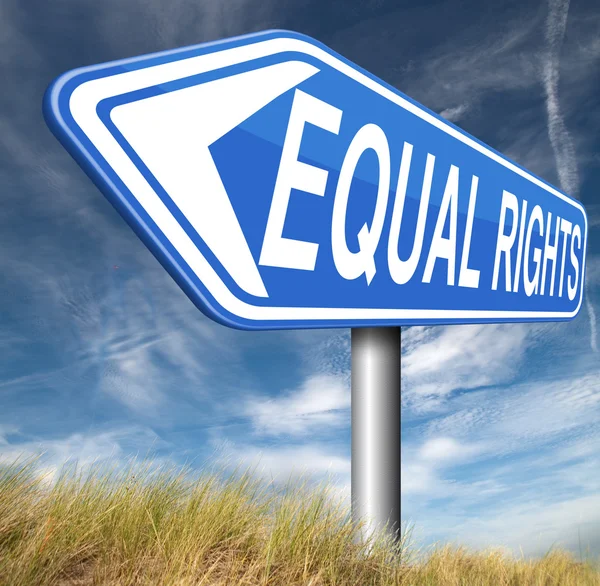 Equal rights — Stock Photo, Image