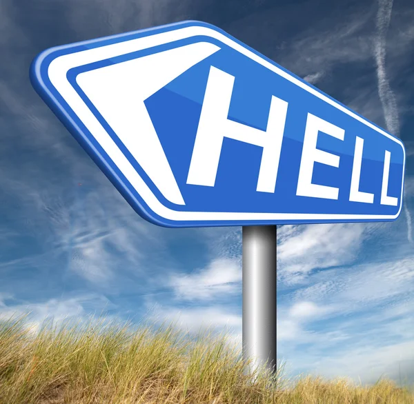 Welcome to hell — Stock Photo, Image