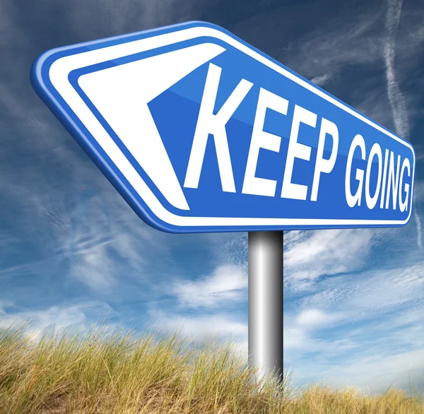 Keep going — Stock Photo, Image