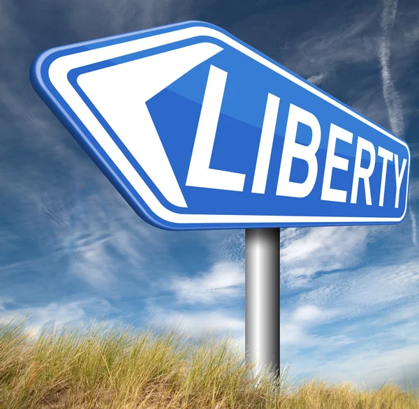 Liberty teken — Stockfoto