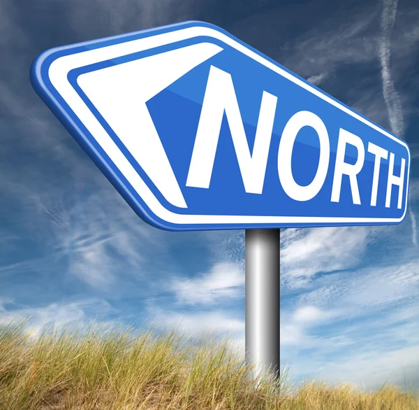 North znak — Zdjęcie stockowe