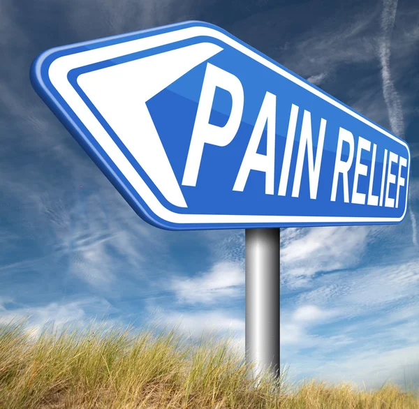 Pain relief sign — Stock Photo, Image