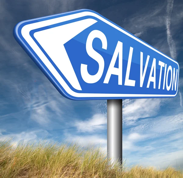 Salvation sign — Stock Photo, Image