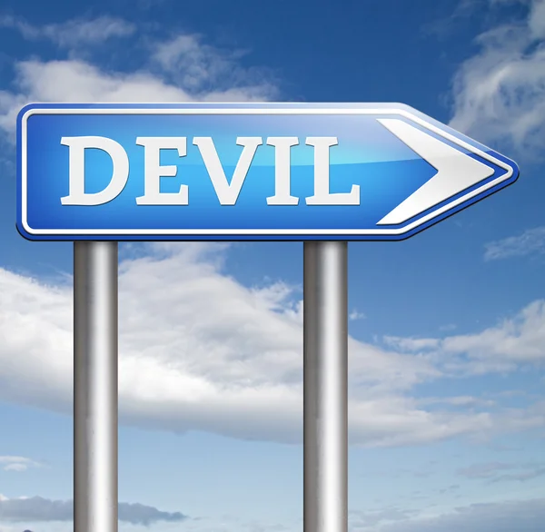 Devil temptation — Stock Photo, Image