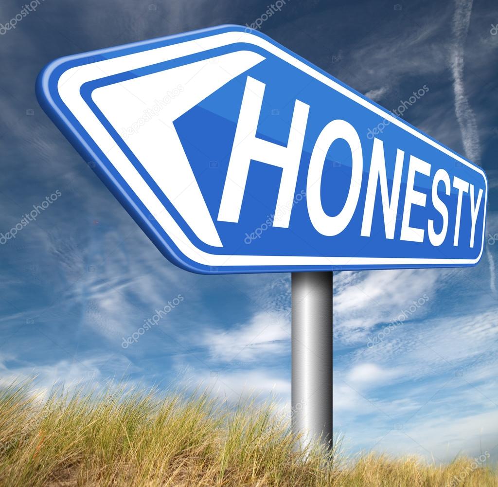 Honesty sign