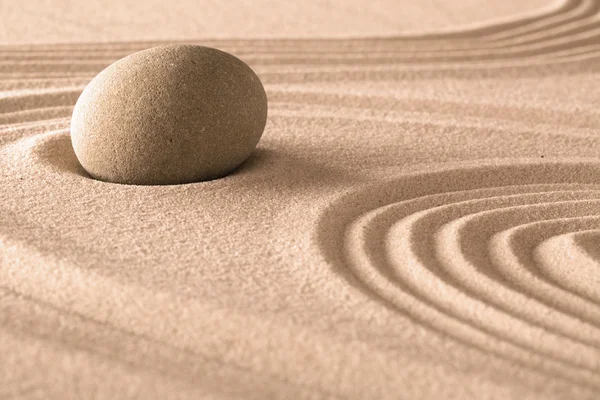 Piedra de meditación zen — Foto de Stock