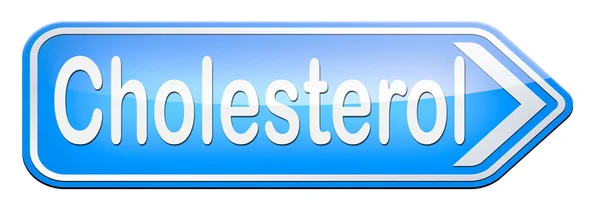 Cholesterol met hoog gehalte — Stockfoto