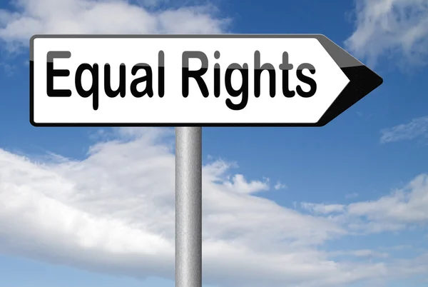 Equal rights — Stock Photo, Image