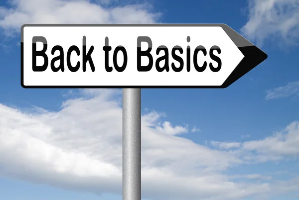 Back to basics — Stock Photo, Image