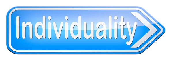 Individuality sign — Stock Photo, Image