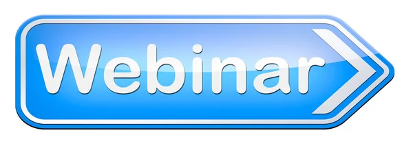 Webinar online conference — Stock Photo, Image