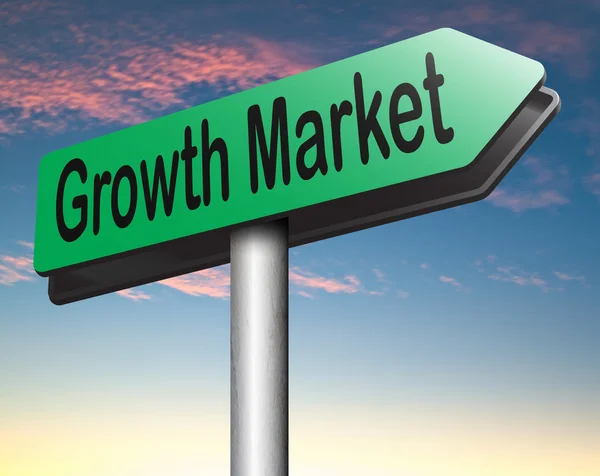 Growth market — Stock Photo, Image