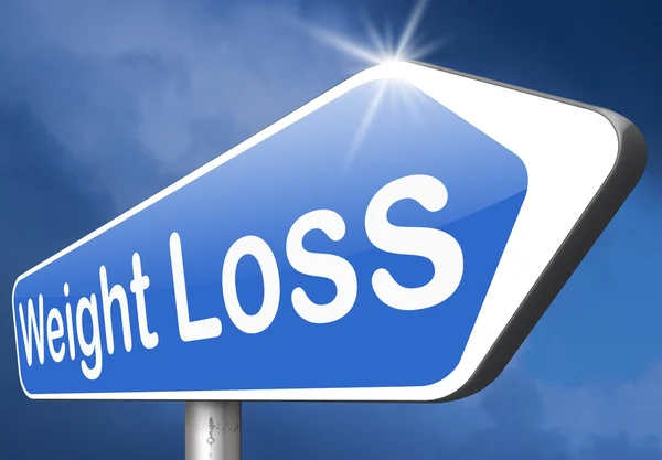 Weight loss sign — Stock Photo, Image