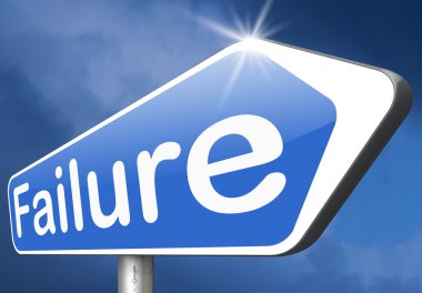 başarısızlık yol levhası