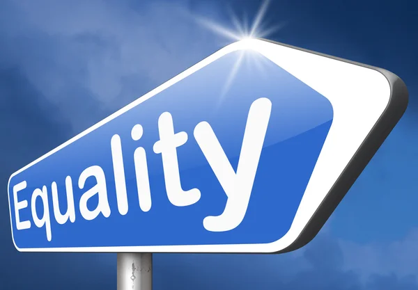 Equality for all and solidarity equal rights — Stock Photo, Image