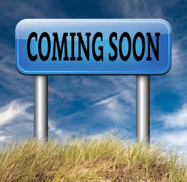 Coming soon sign clipart