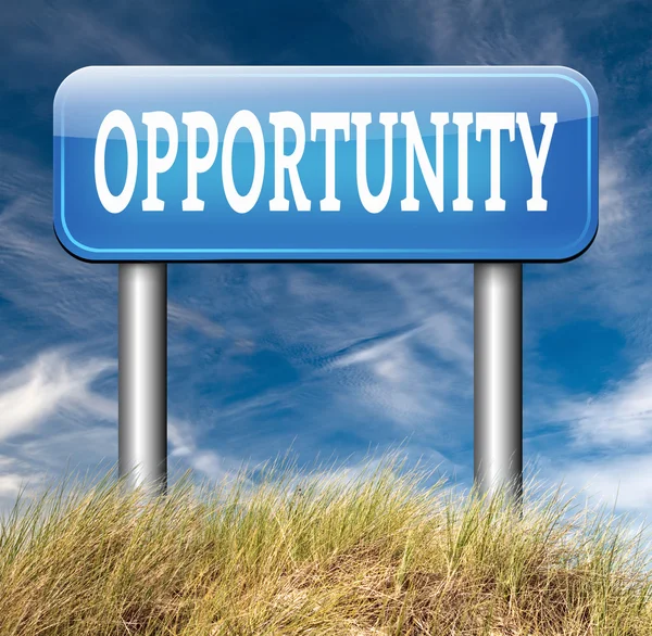 Opportunity road sign — Stock Photo, Image