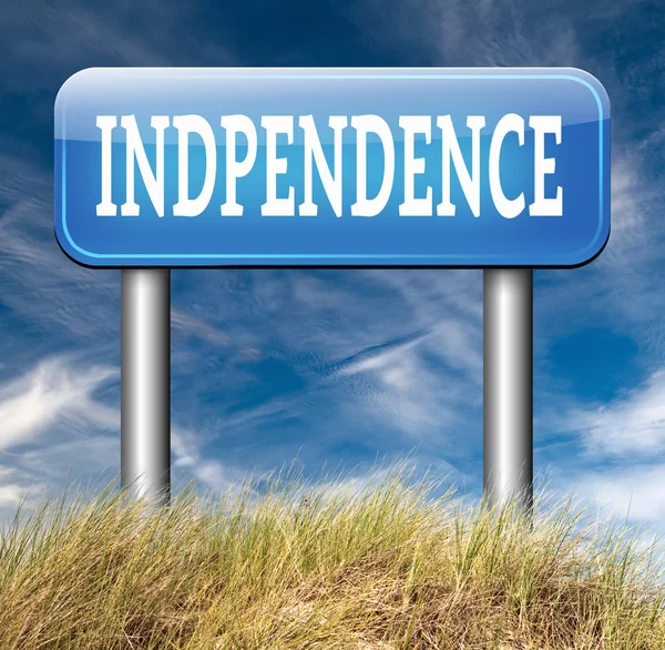 Самодостаточность независимости — стоковое фото