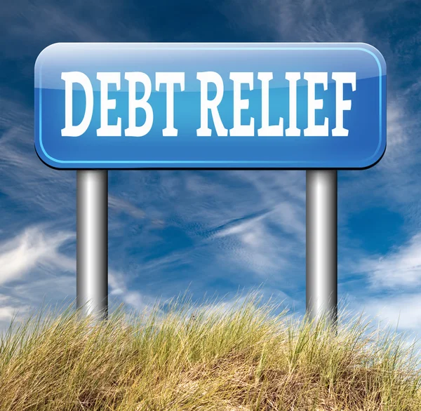 Debt relief after bankruptcy — Stock Photo, Image