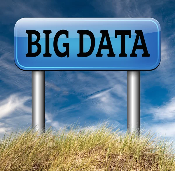 Segno Big Data — Foto Stock