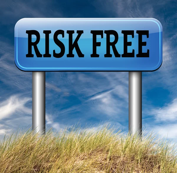 Risk free sign — Stock Photo, Image