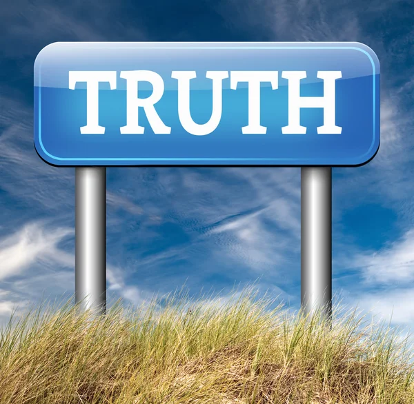 Find truth sign — Stock Photo, Image